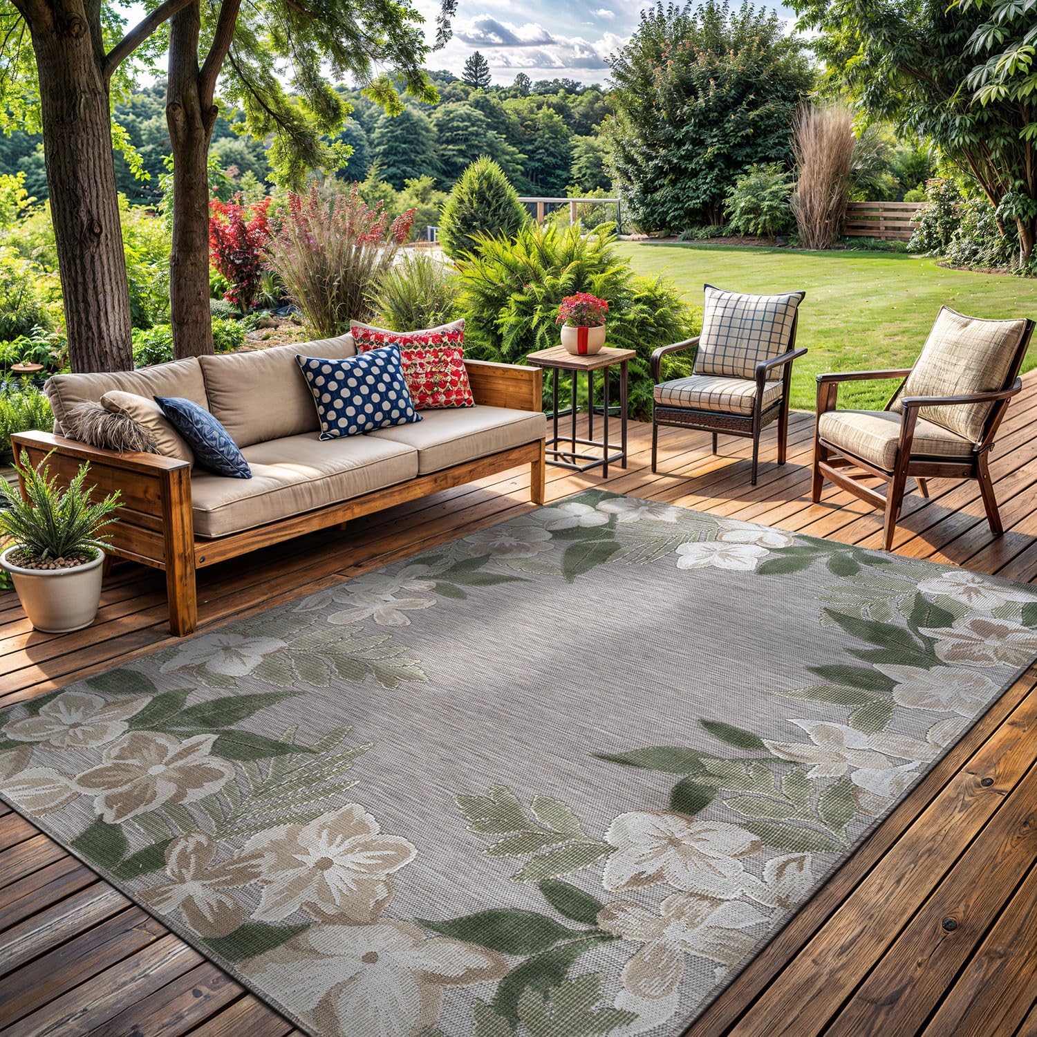 Amazon Everyday Essentials Guide (Amazon Outdoor Living, Patio Upgrades & Backyard Entertaining Edition) cover photo collage