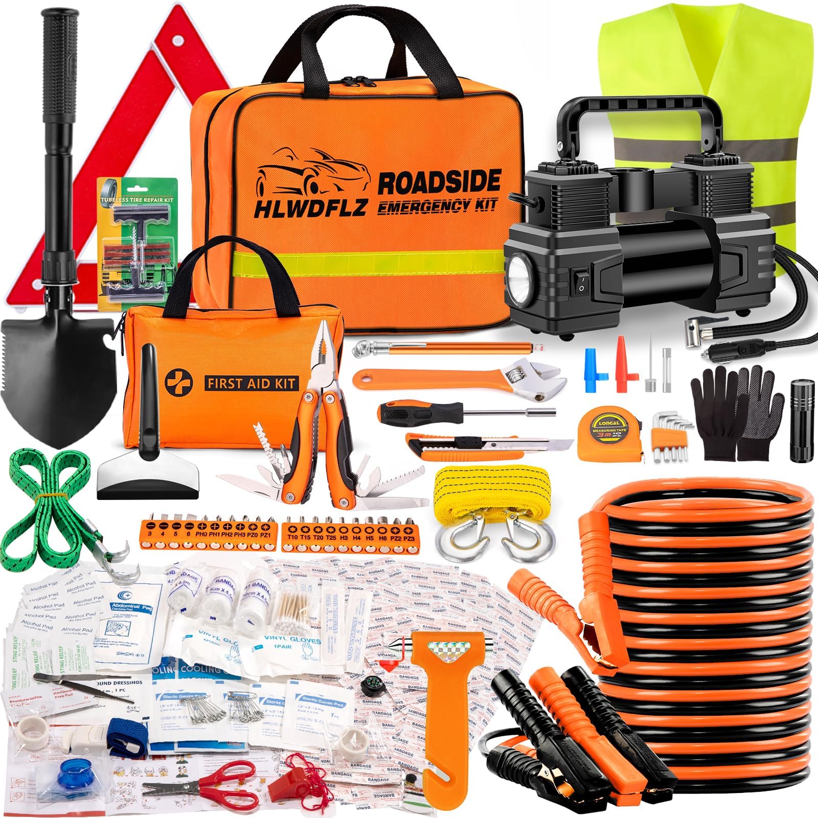 Amazon Car Care, Auto Detailing & Emergency Roadside Essentials Guide (Amazon Car Detailing Kits, Jump Starters & Vehicle Clean-Up Edition) cover photo collage