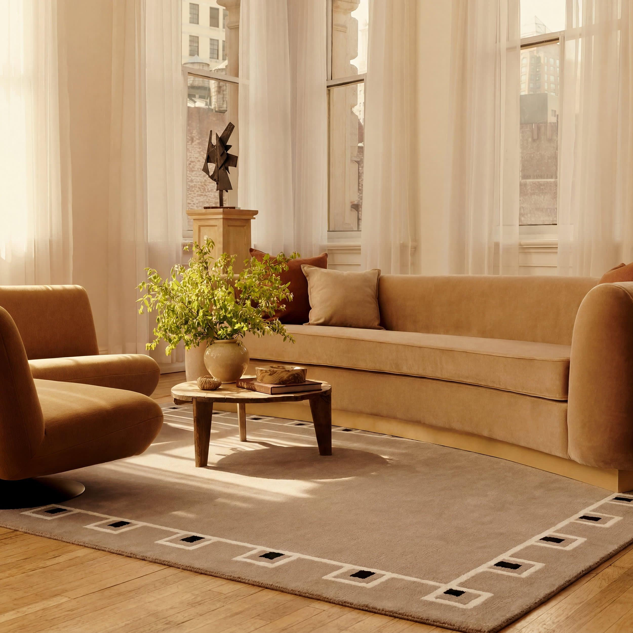 the rug edit: rugs that make a room ★ cover photo collage