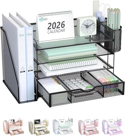 Tiny Home Office: Keep the Daily Tools, Hide the Rest cover photo collage