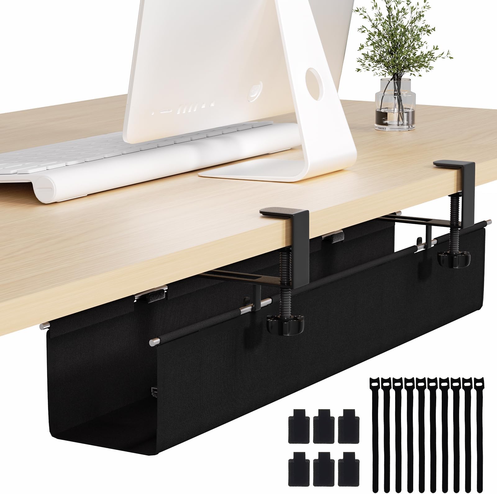 The Work-From-Home & Desk Reset Guide (Viral Ergonomic Upgrades, Cable Organization & Workspace Productivity Staples Edition) cover photo collage