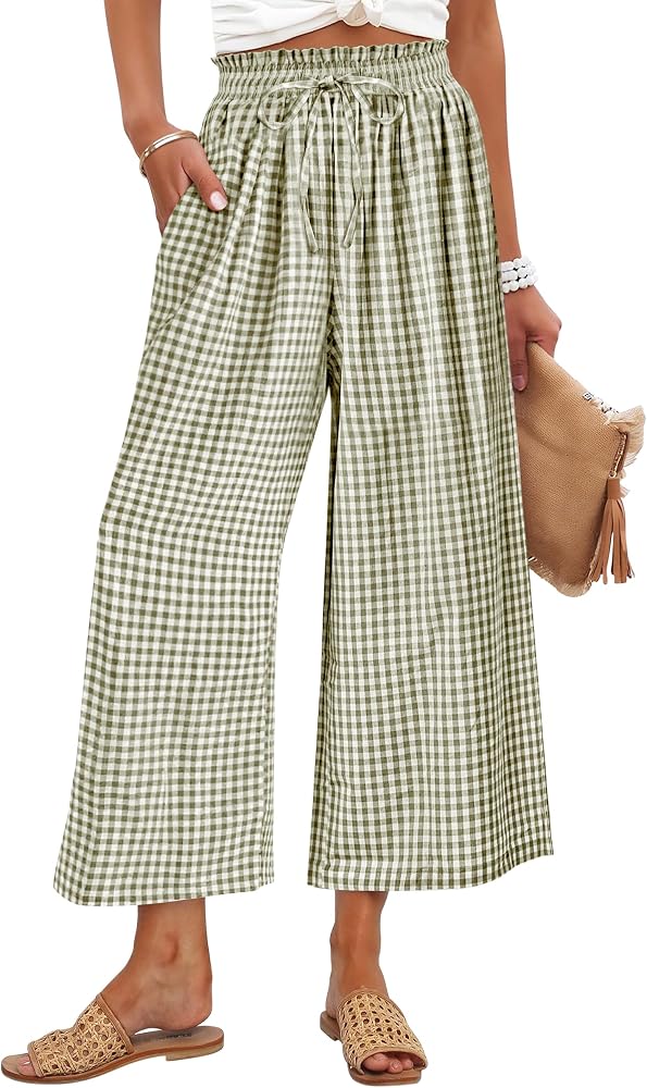 Gingham Lounge Pants That Are Too Cute to Stay Home In cover photo collage