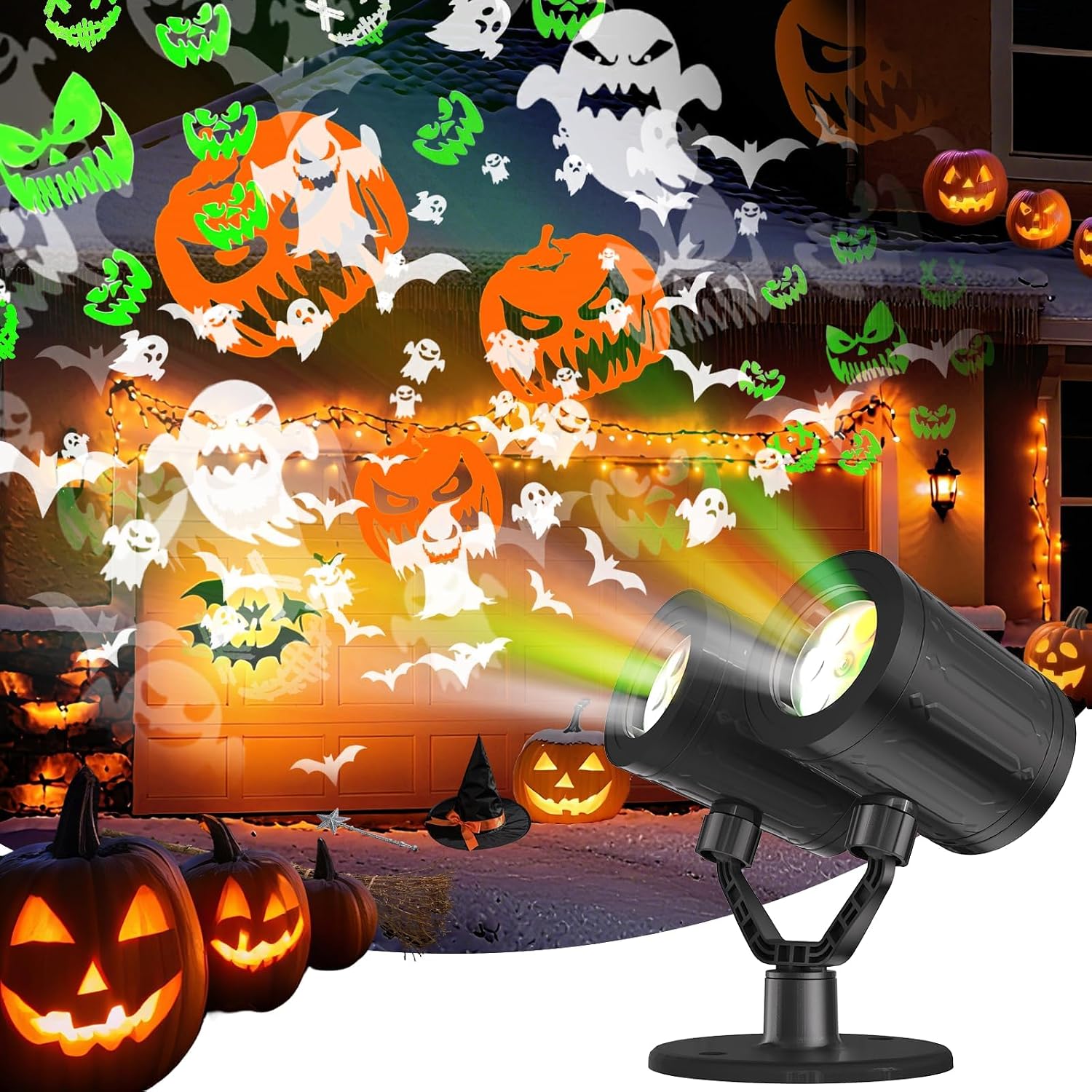 High-Intent Amazon Halloween Finds: Dark Academia Office, Spooky Pet Apparel & Haunting Audio-Visual FX cover photo collage