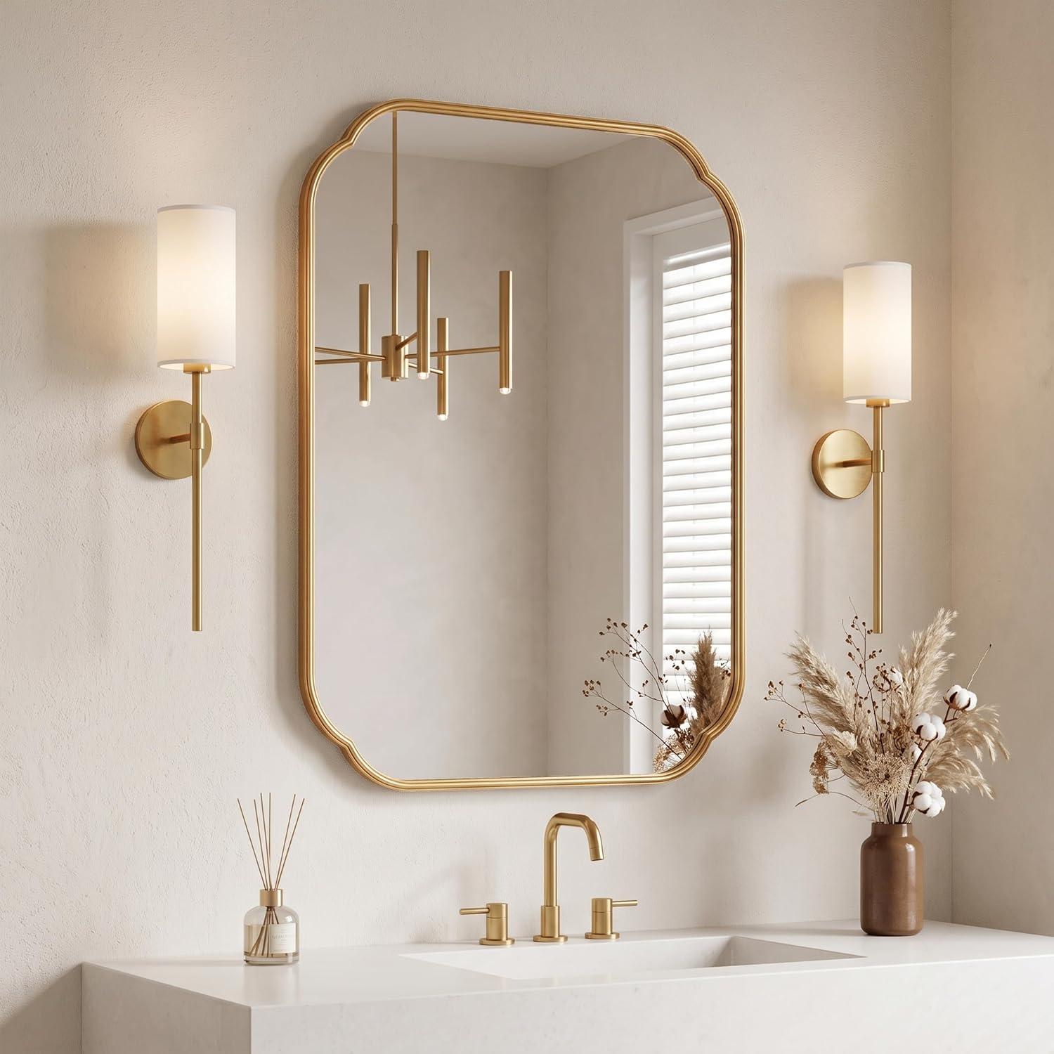 Blue & Gold Bathroom Decor: Luxury Navy Blue & Gold Bathroom Ideas cover photo collage