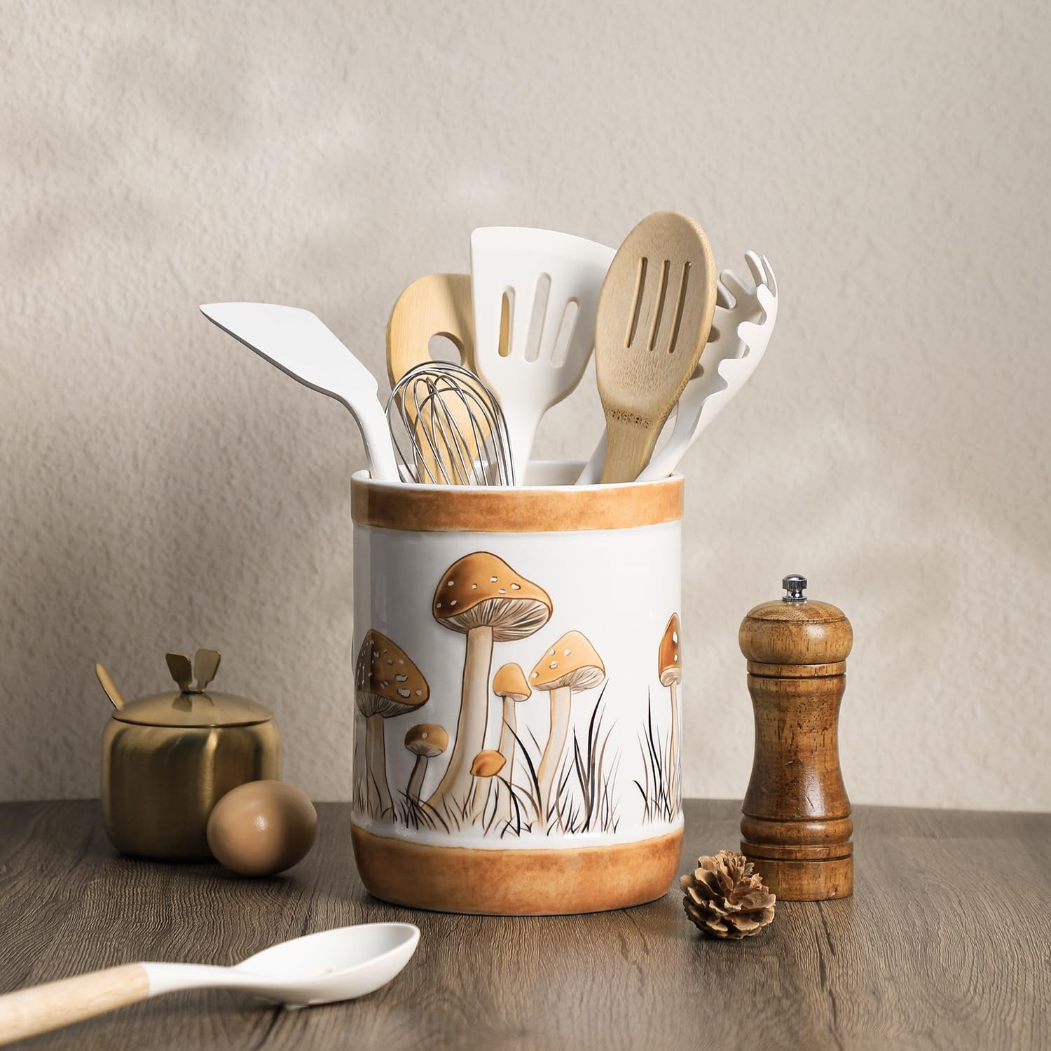 Mushroom Kitchen Decor 🍄 Cottagecore & Vintage-Inspired Kitchen Finds cover photo collage