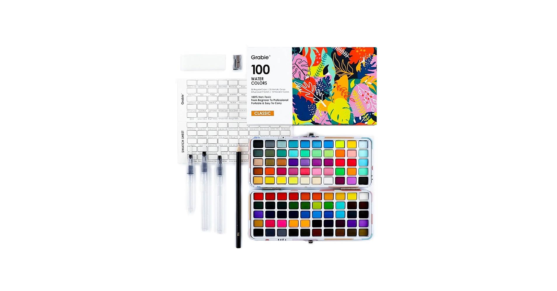 Watercolor Supplies cover photo collage