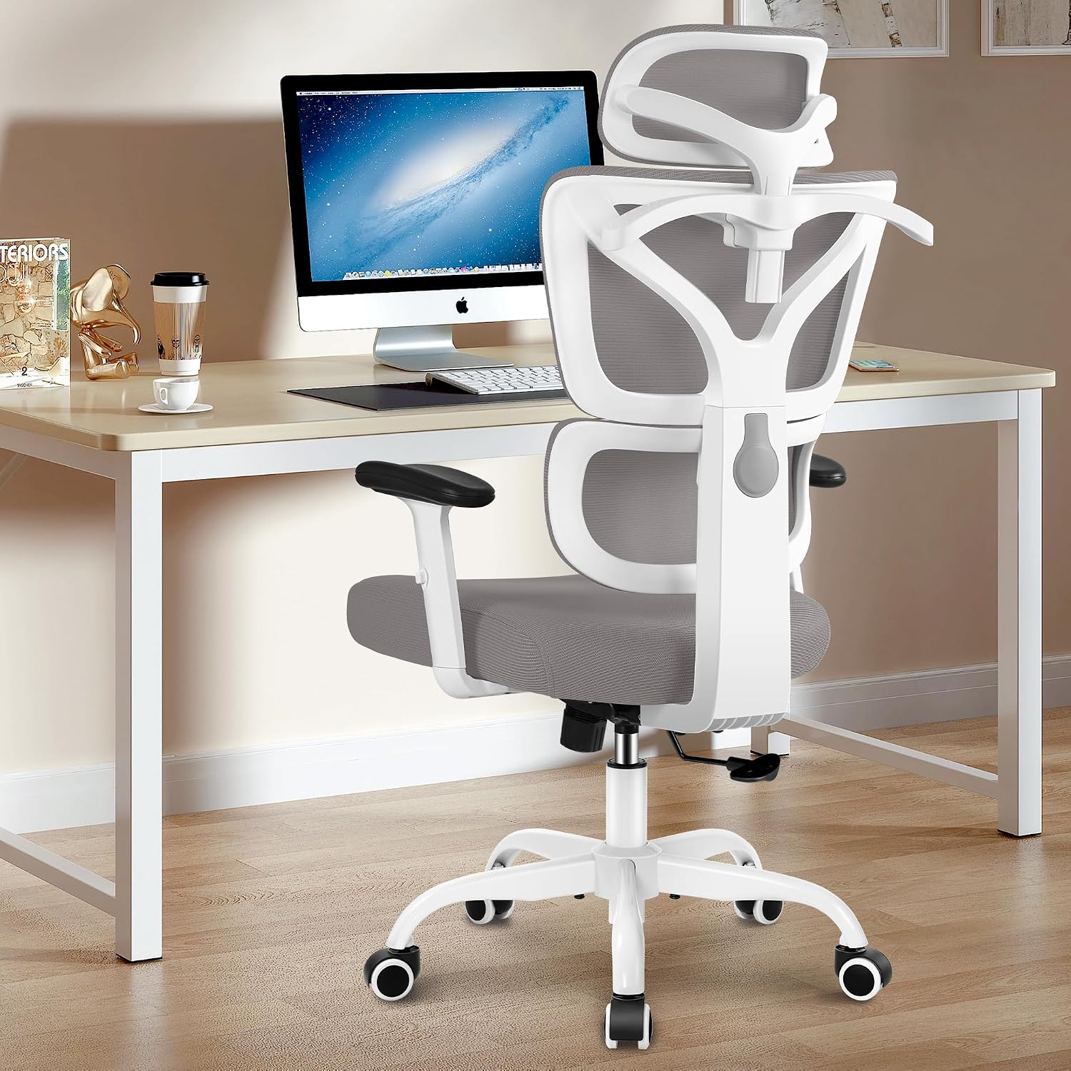 The "Minimalist Home Office & WFH Essentials" Gift Guide cover photo collage