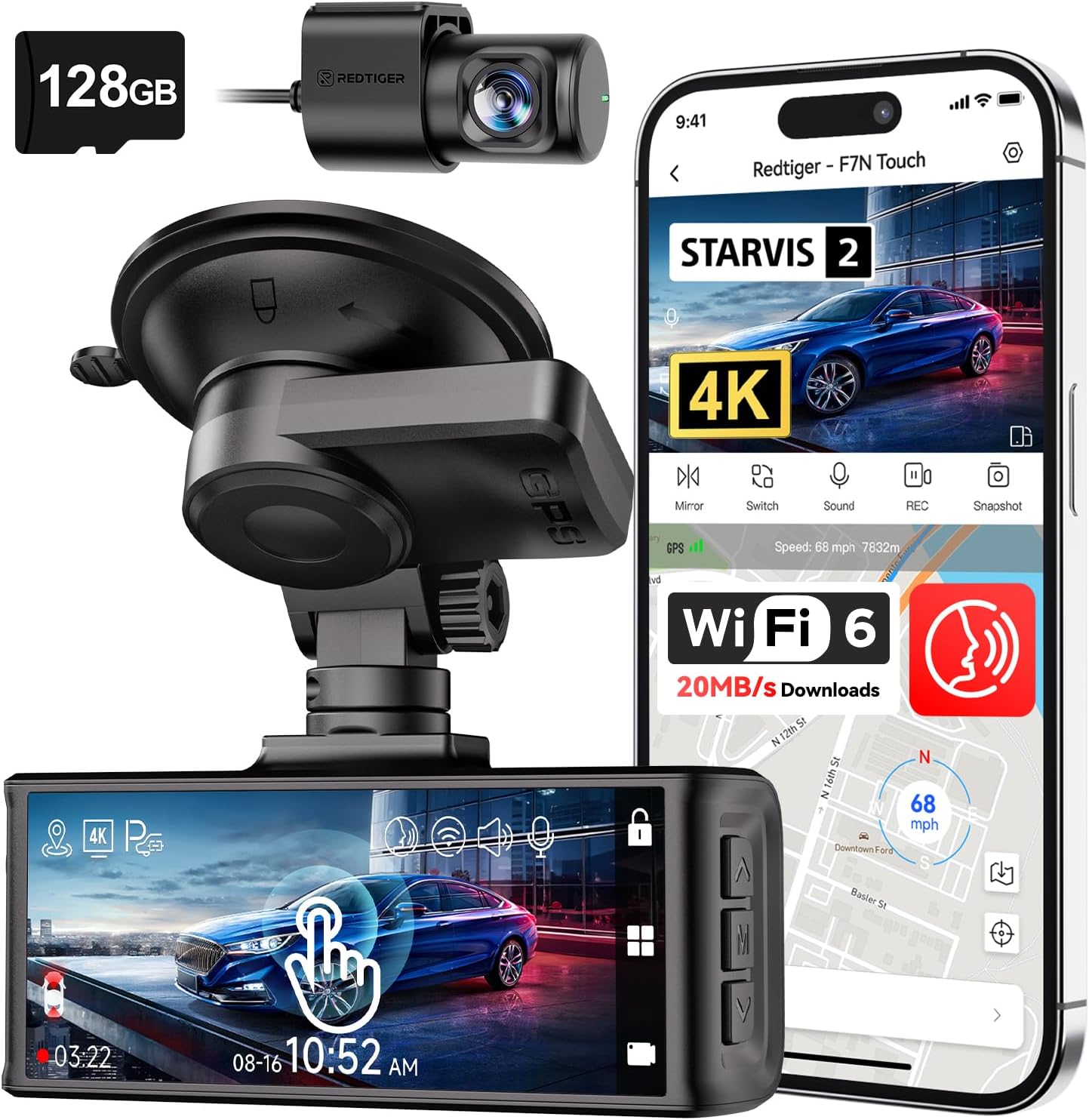 Best Amazon Dash Cam With Parking Mode and GPS cover photo collage
