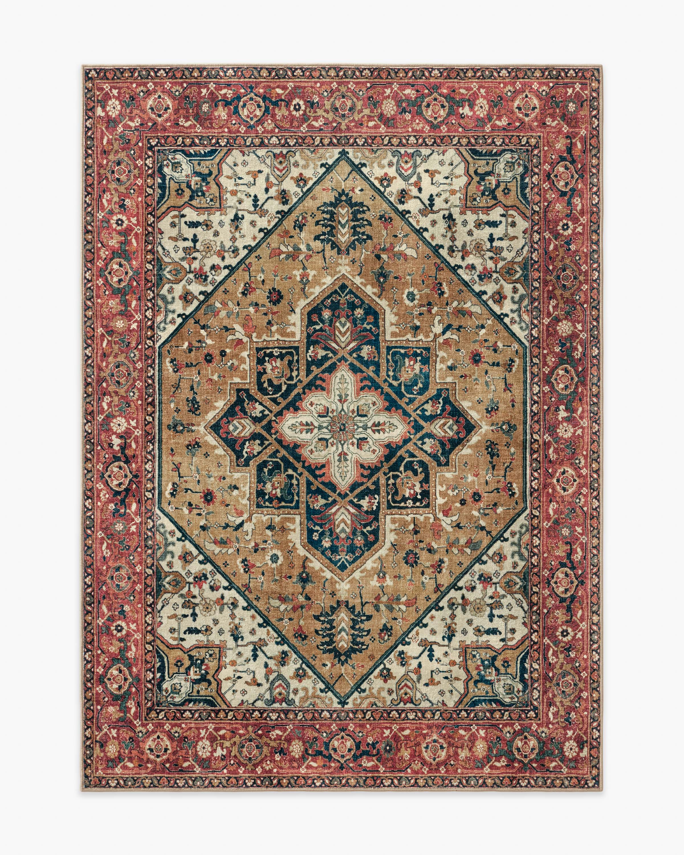 Pretty Rugs for Messy Lives - Washable rugs I actually love with dogs, traffic & real life cover photo collage
