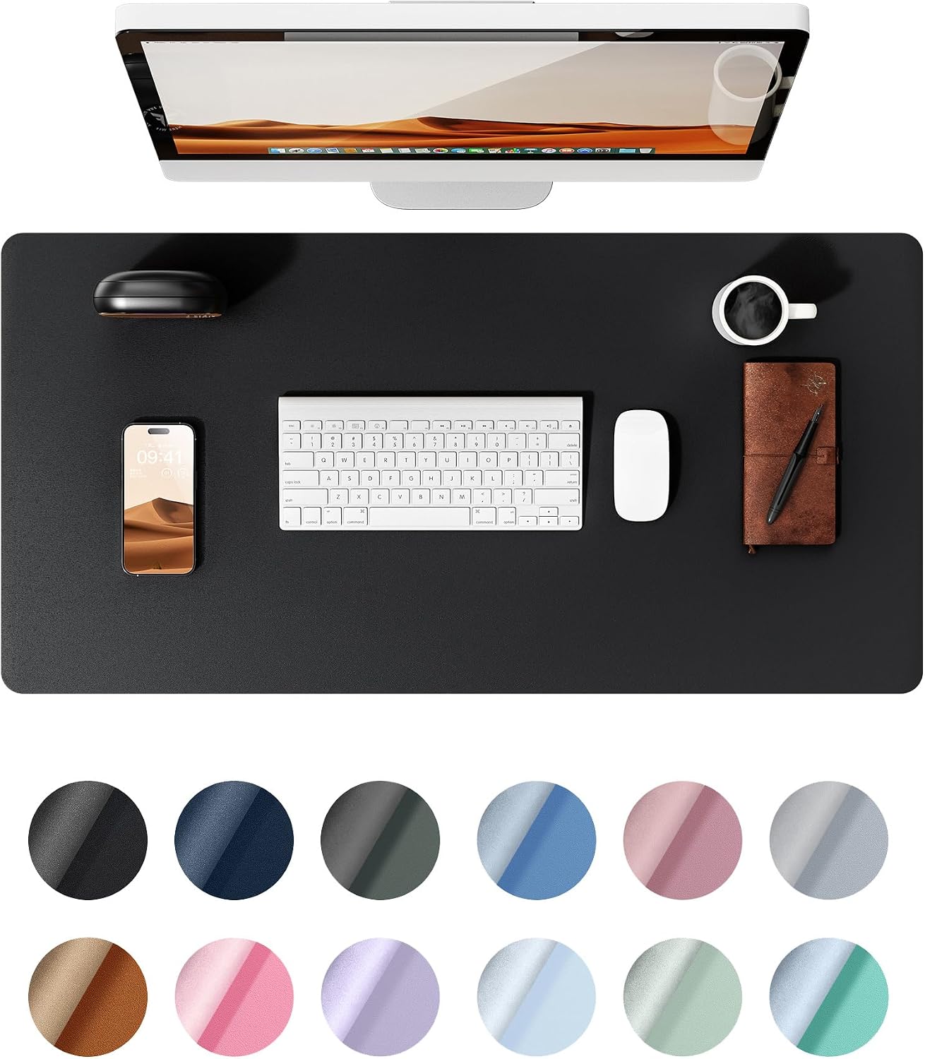 Cozy Desk Setup Essentials for a Productive Workspace cover photo collage