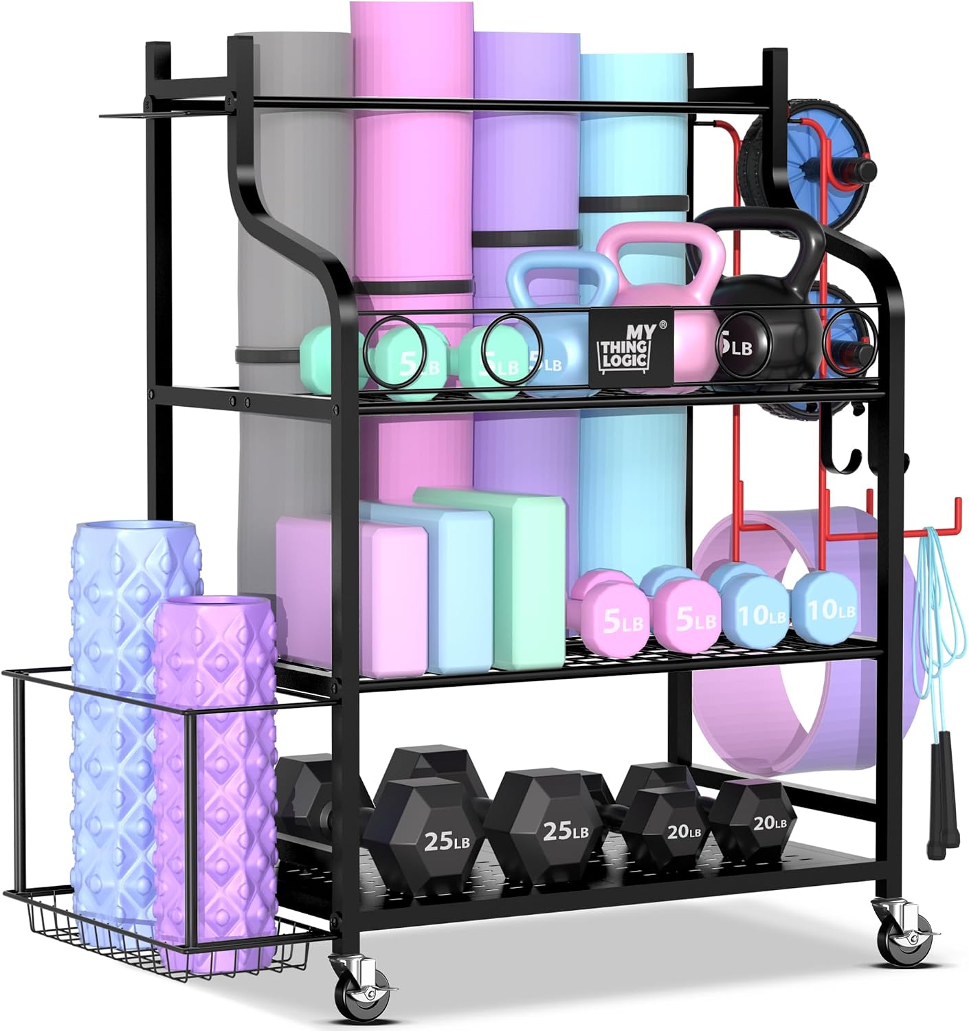 Small Home Gym Storage: Organize Dumbbells, Bands & Mats cover photo collage