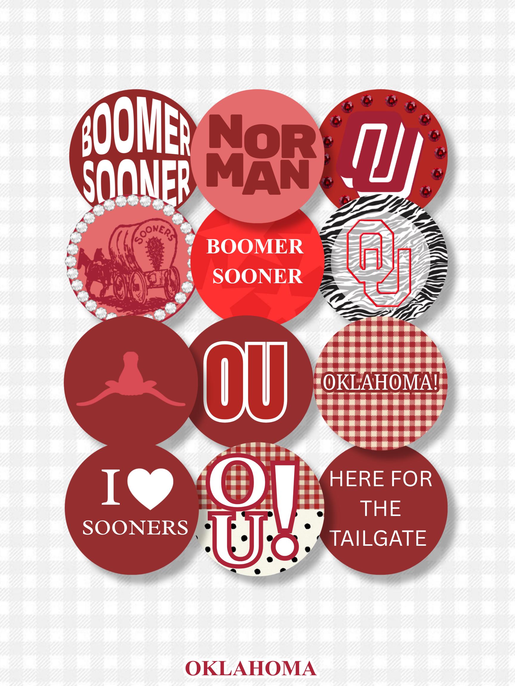 Oklahoma Gameday Outfits☝🏻☝🏻 cover photo collage
