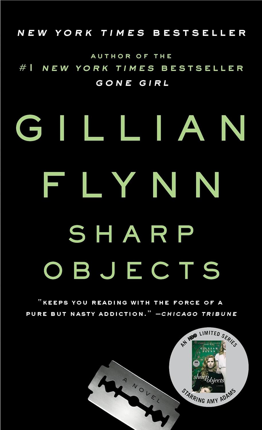 Sharp Objects: A Novel fan essentials for dark psychological mystery lovers cover photo collage