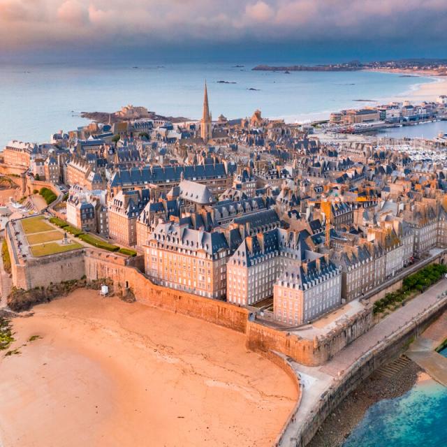 Saint Malo, France - Walls, Sea Views, Swims & Stays cover photo collage