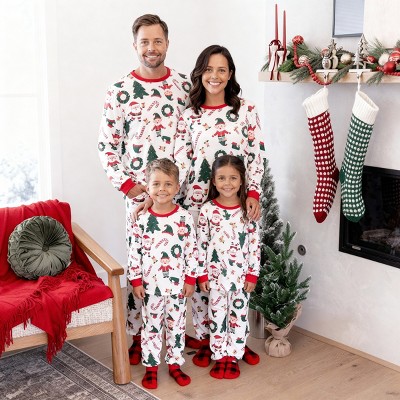 Matching Family Christmas Pajamas cover photo collage