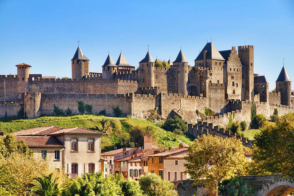 Carcassonne, France: Walls, Churches, Canals & Cosy Stays cover photo collage