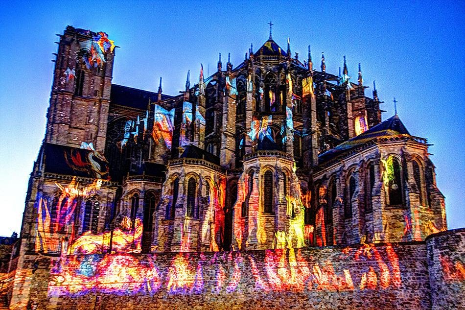 Le Mans, France: Medieval Walks, Night Lights, and Easy Stays cover photo collage
