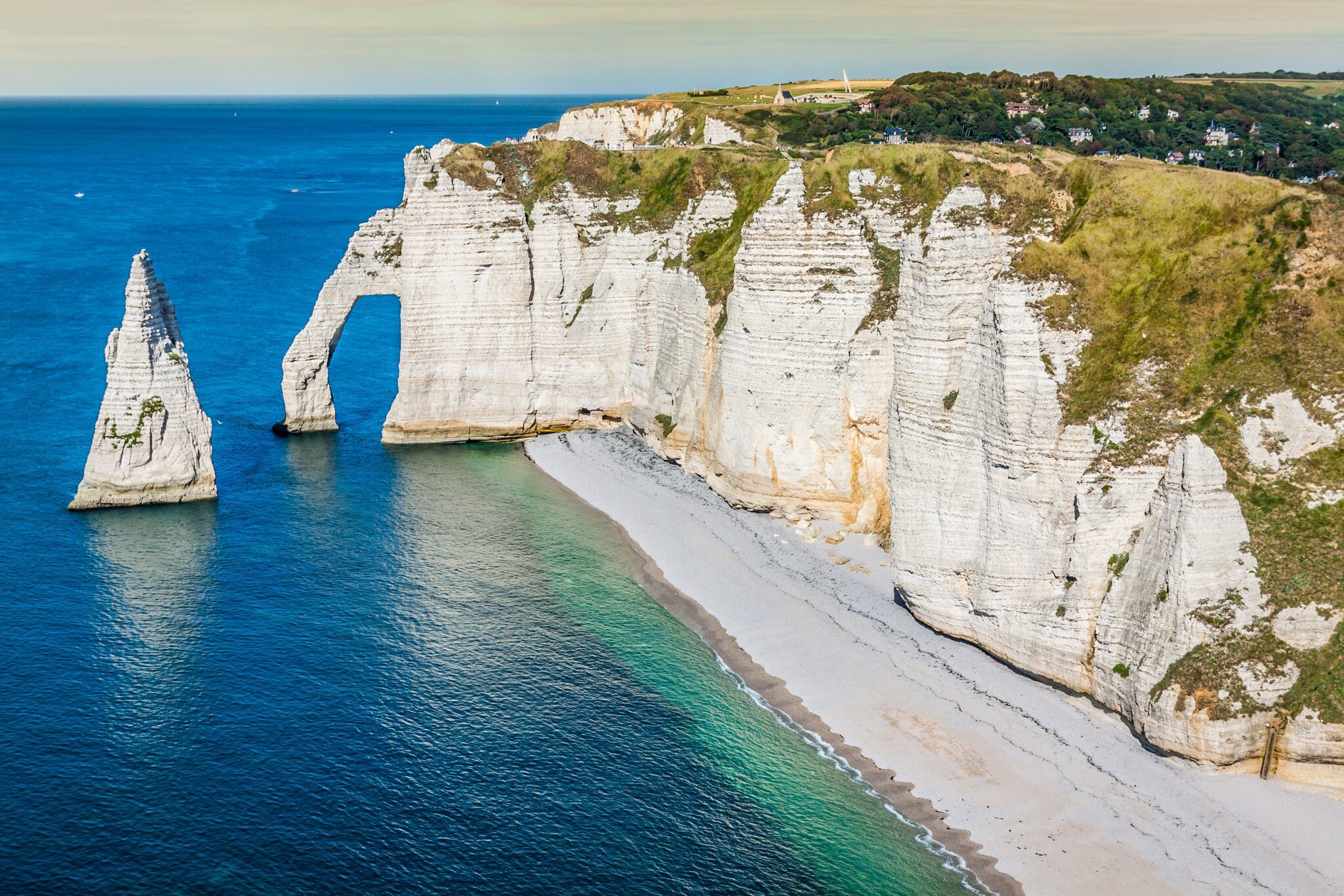 Dramatic Cliffs, Hidden Caves & Beautiful Sea Views Etretat, France cover photo collage