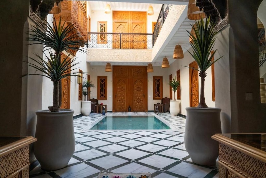 Hotel inspiration for a relaxed getaway, Marrakech, Morocco: Palaces, Riads, Gardens and Memorable Stays cover photo collage