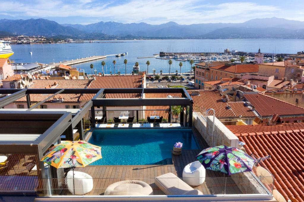 A memorable hotel stay worth considering, Wander, Sail, Unwind & Soak Up the History Ajaccio, France cover photo collage