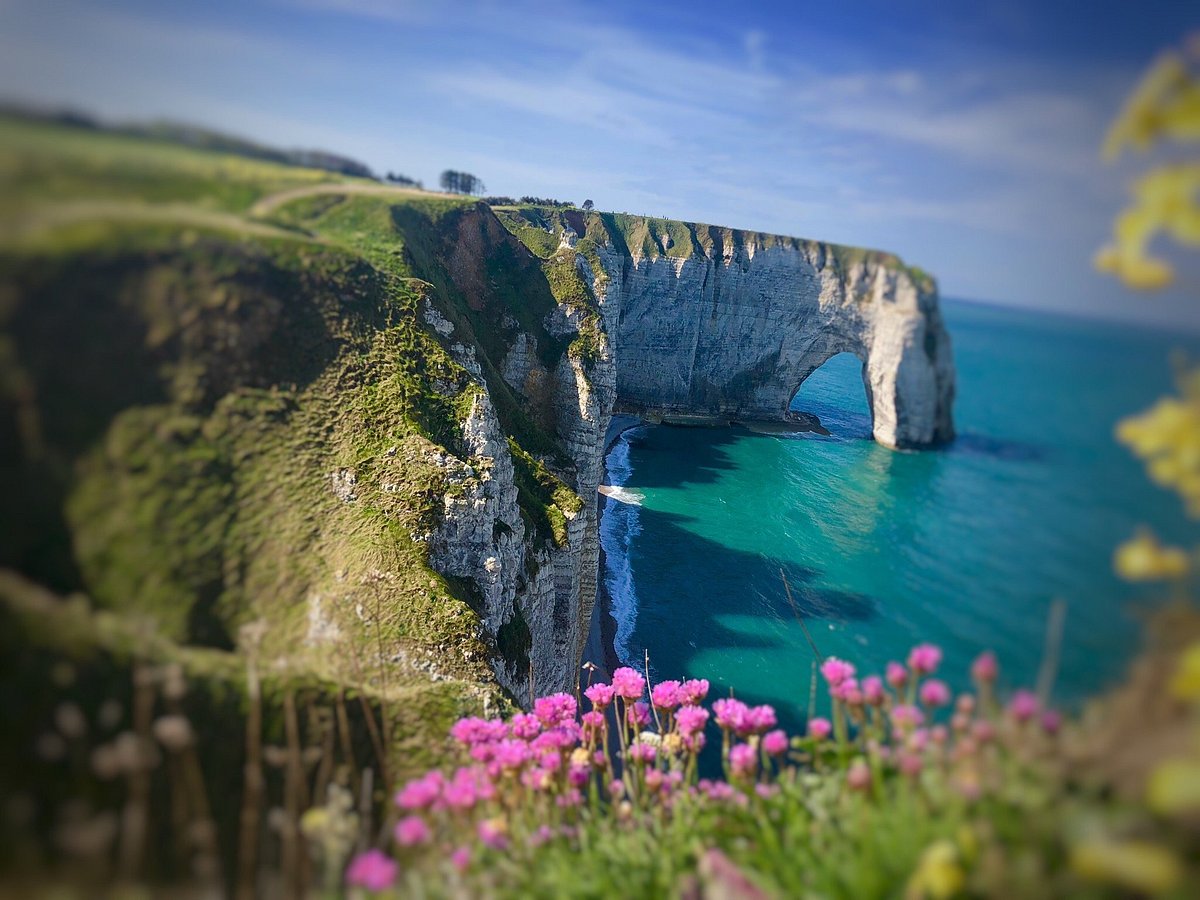 A hotel stay I’d love to come back to, Dramatic Cliffs, Hidden Caves & Beautiful Sea Views Etretat, France cover photo collage
