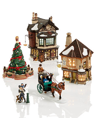 Christmas Villages, Nativity Sets & Mantel Decor cover photo collage