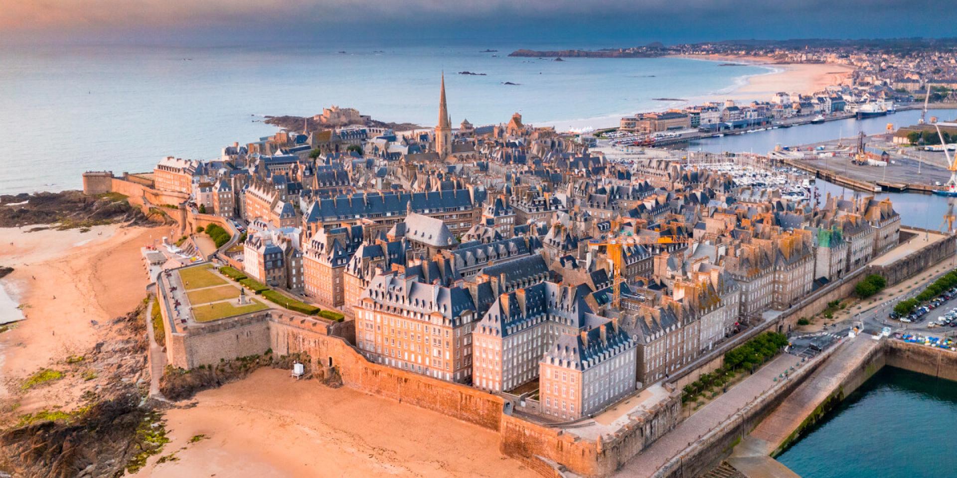 Hotel stays for an easygoing getaway, Sea Air, Old Walls & Slow Coastal Moments Saint Malo, France cover photo collage