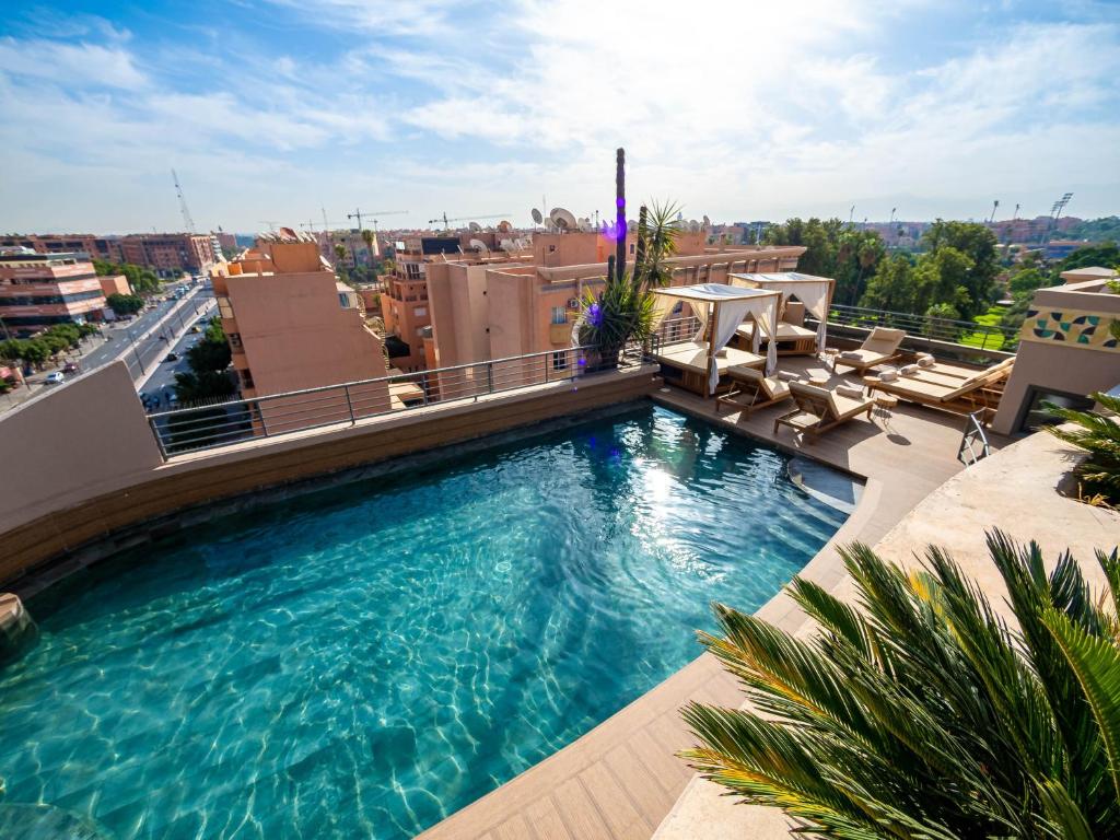 Hotel inspiration for a relaxed getaway, Marrakech, Morocco: Palaces, Riads, Gardens and Memorable Stays cover photo collage