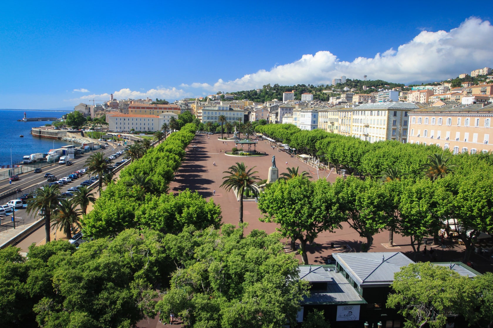 A comfortable hotel stay for this kind of trip, City Walks, Sea Views, Pretty Squares & Relaxed Stays Bastia, France cover photo collage