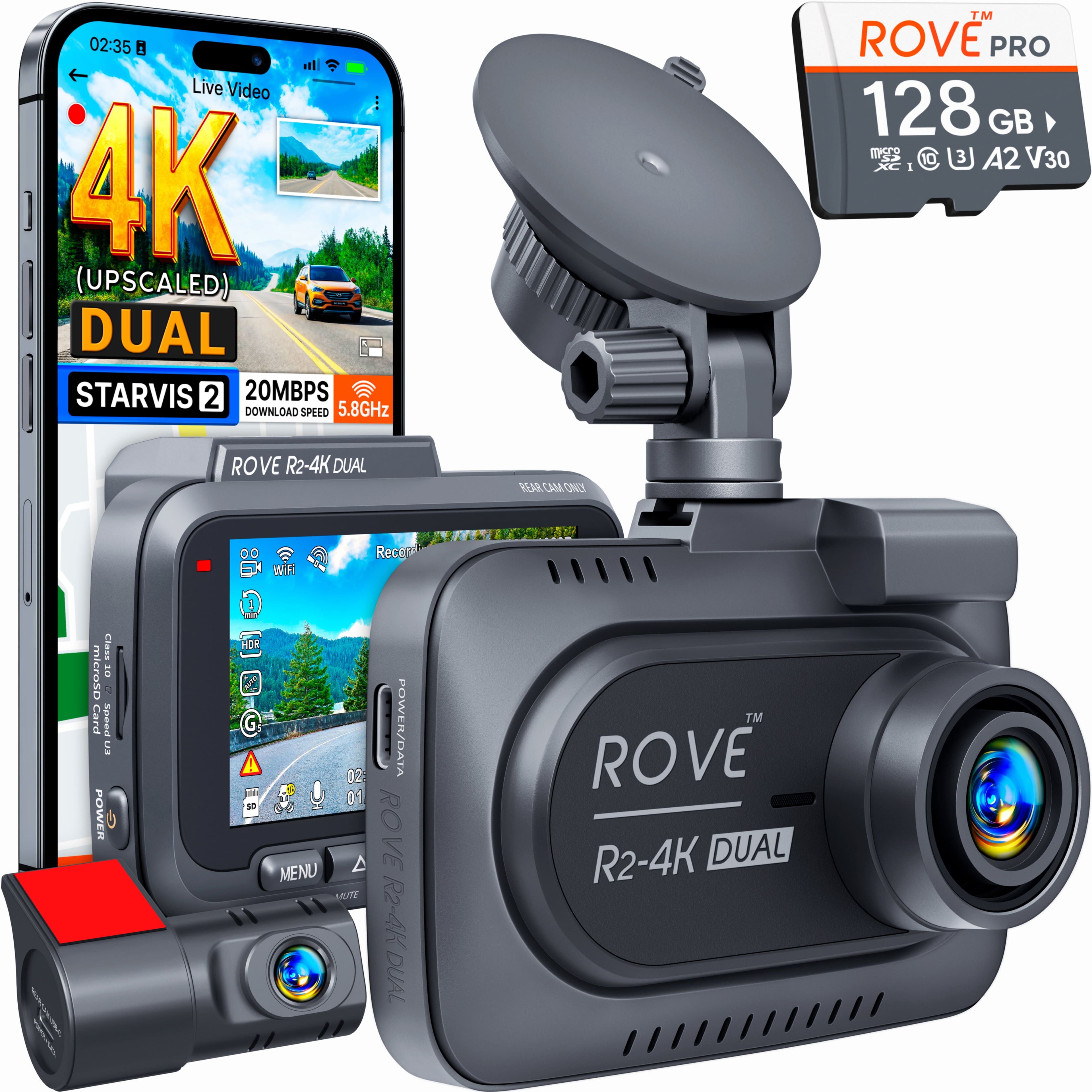 Car Tech & Commuter Gadgets: Phone Mounts, Dash Cams & Tire Inflators cover photo collage