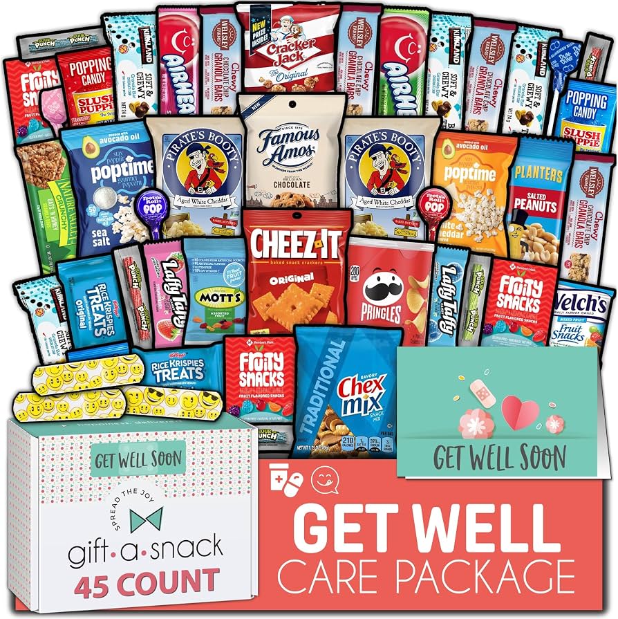 Caring gifts for loved ones in the hospital cover photo collage
