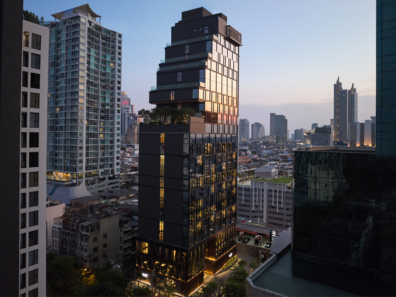 A charming place to relax and enjoy a hotel stay in Bang Rak, Bangkok, Thailand cover photo collage