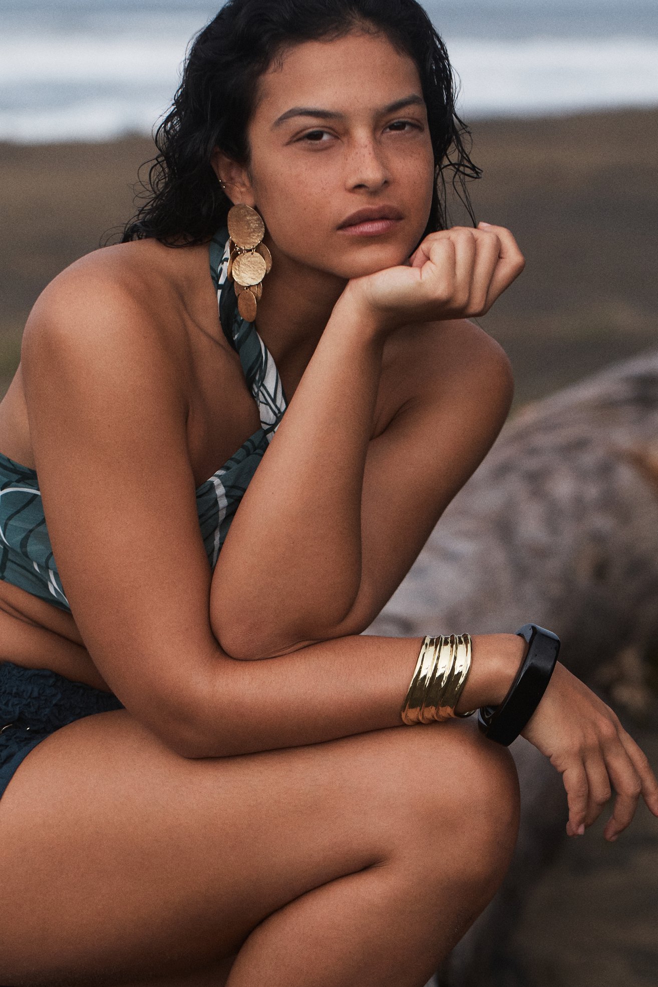 Chunky Cuffs, Bangles & Statement Bracelets: Gold, Resin and Beaded Picks for Moms cover photo collage