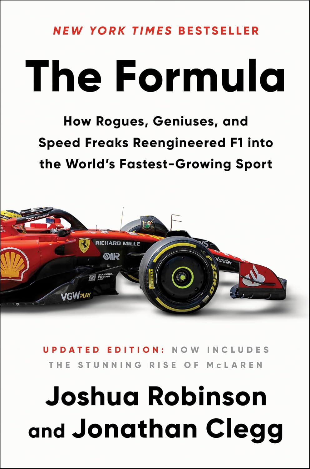 F1 books to get you through the off-season cover photo collage