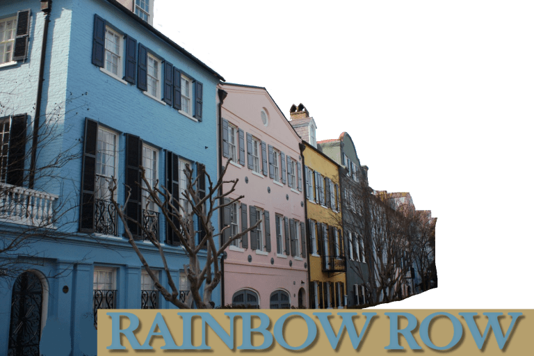 🌸 Charleston's South of Broad, King Street, Mount Pleasant & the Sea Islands: Biscuits, Oysters & Rainbow Row Classics cover photo collage