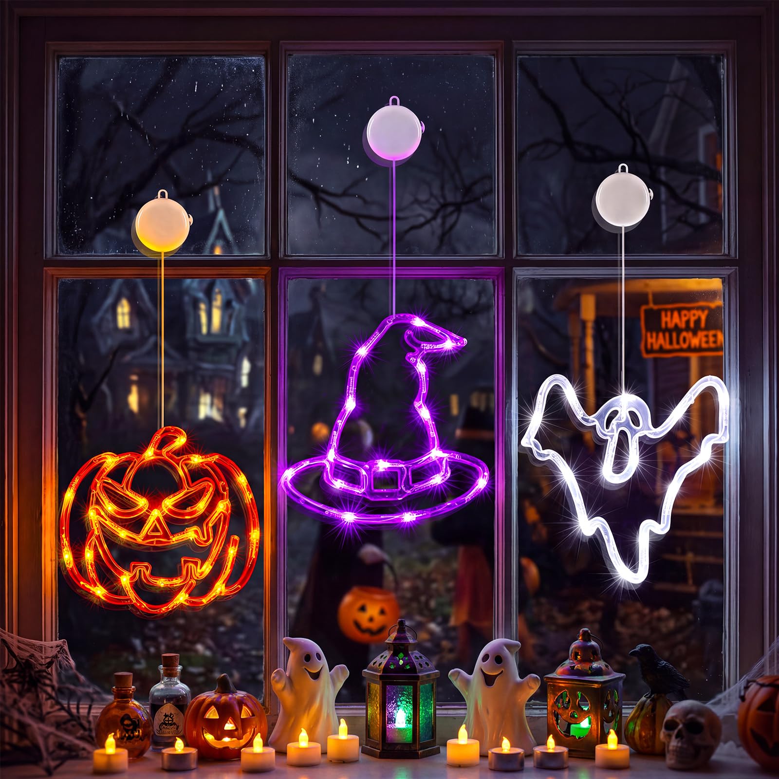 Halloween Front Porch Ideas for Busy Moms cover photo collage