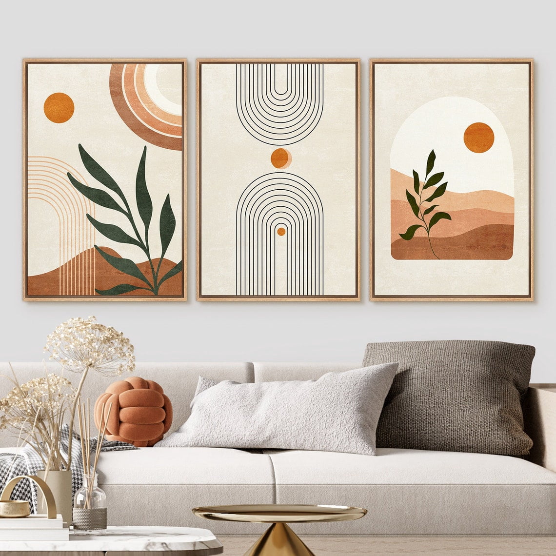 How I Turned My Bland Apartment Into a Boho Desert Retreat Without Renovating cover photo collage