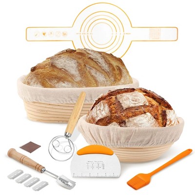 Sourdough Recipes, tools and supplies cover photo collage
