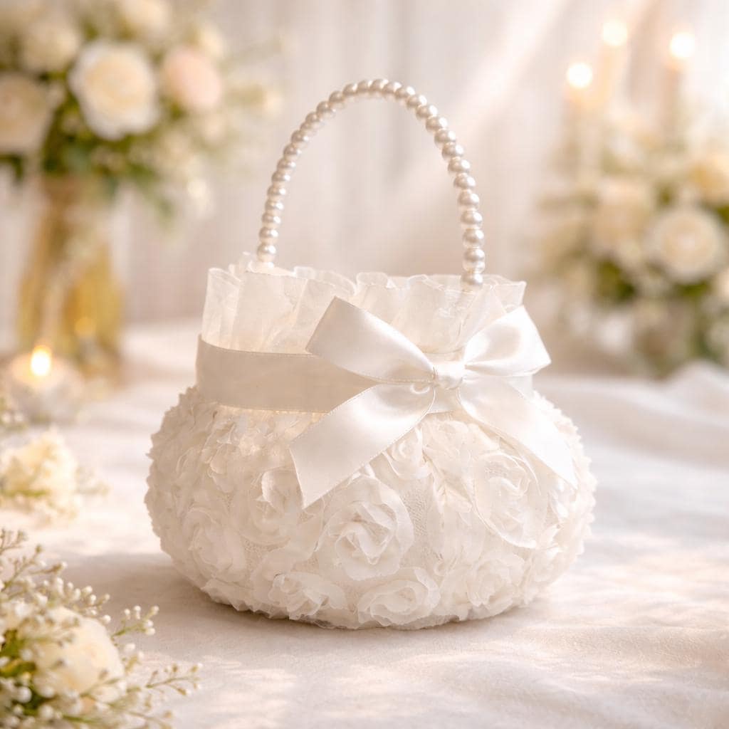 Handmade Flower Girl Baskets I Found After My Niece Rejected Three Others cover photo collage
