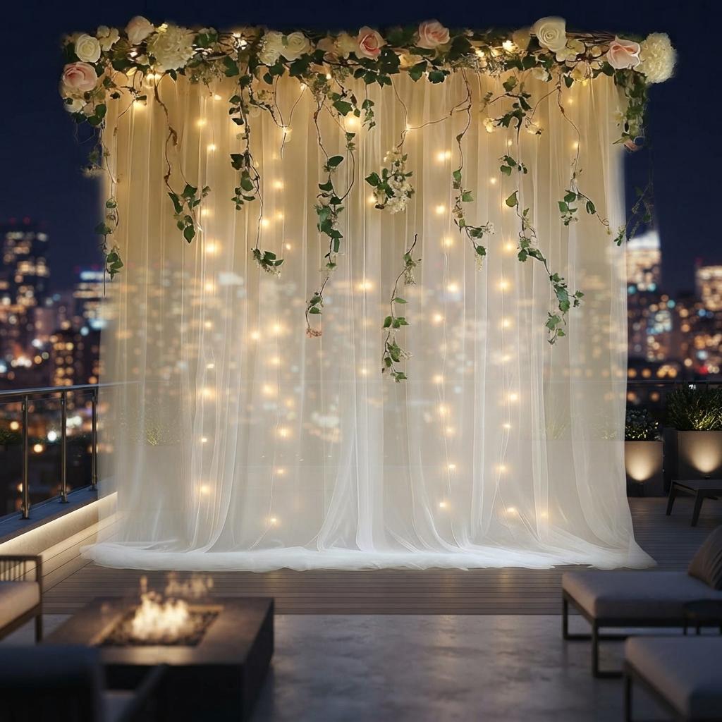 Handmade Wedding Backdrops I Wish I Found Before My Engagement Shoot cover photo collage