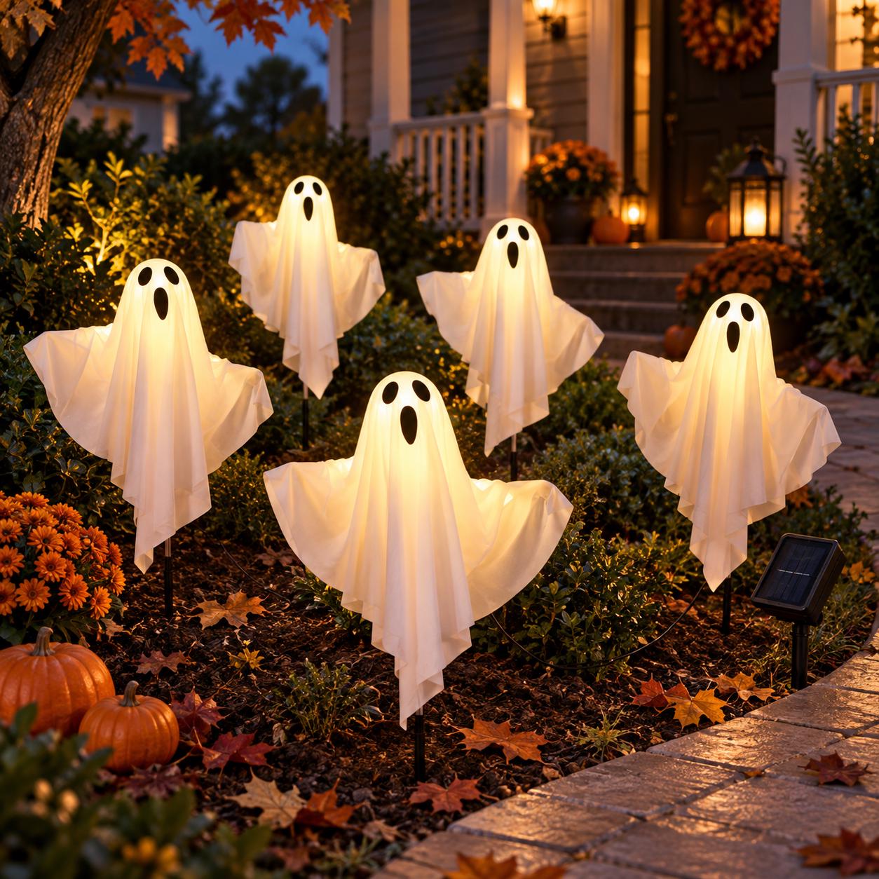 My Backyard Halloween Setup Finally Outshined My Indoor Decor With These Finds cover photo collage