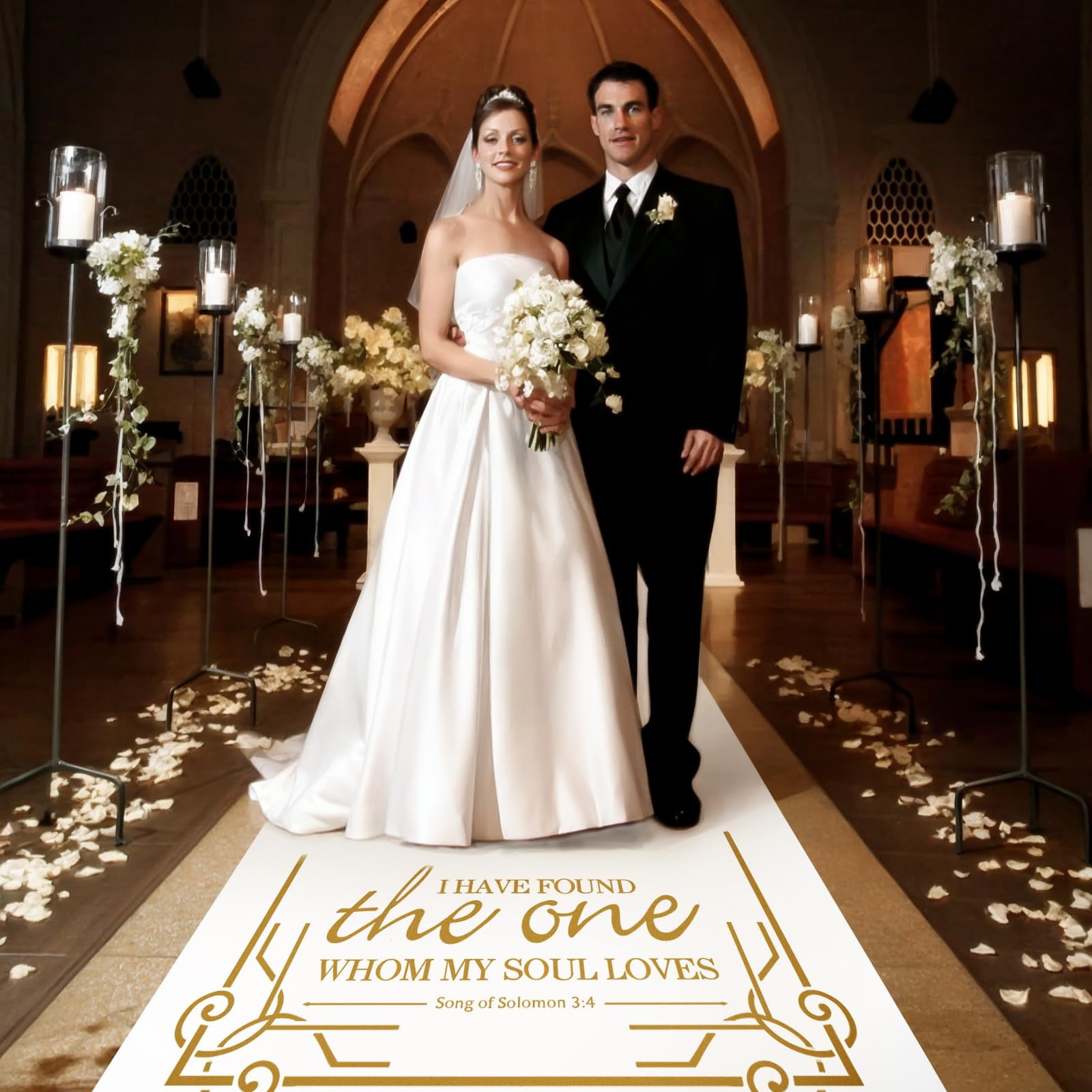Wedding Aisle Runners I Found After Stressing Over Our Simple Ceremony cover photo collage