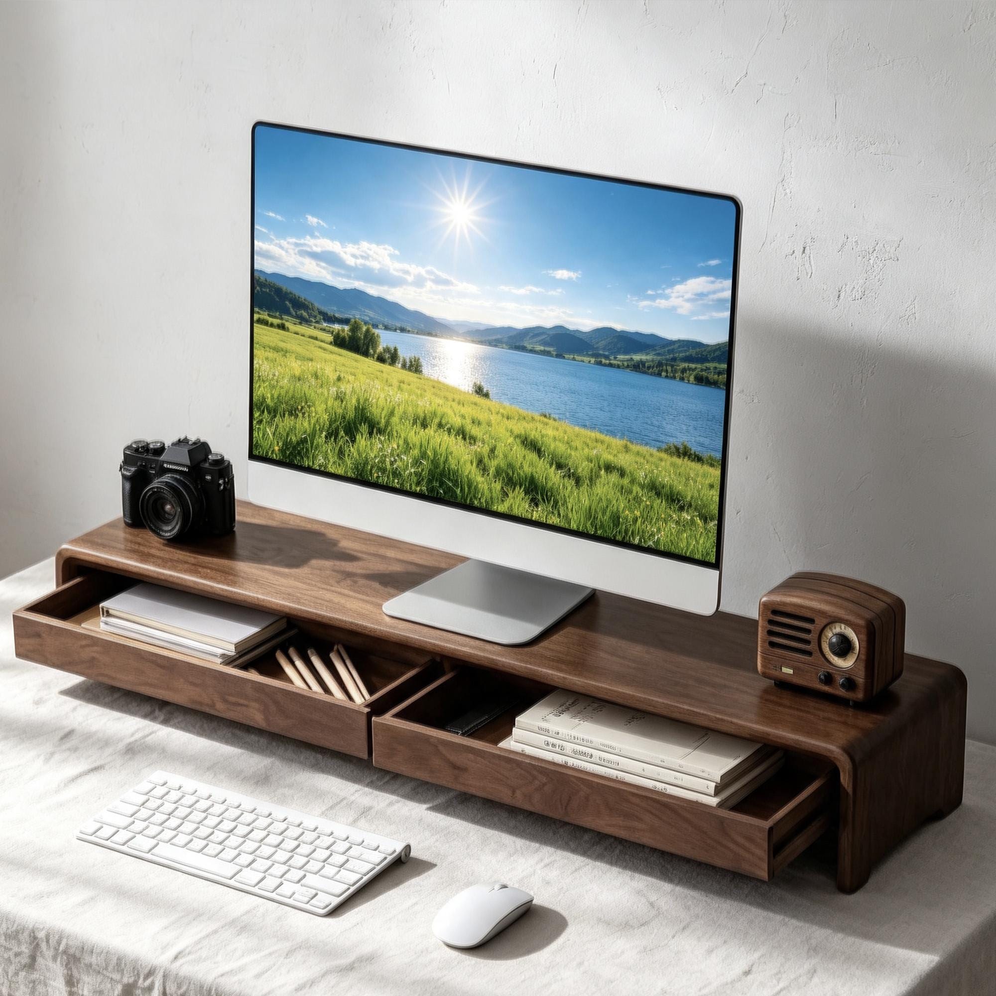 Handmade Monitor Risers That Finally Fixed My Terrible Desk Posture cover photo collage
