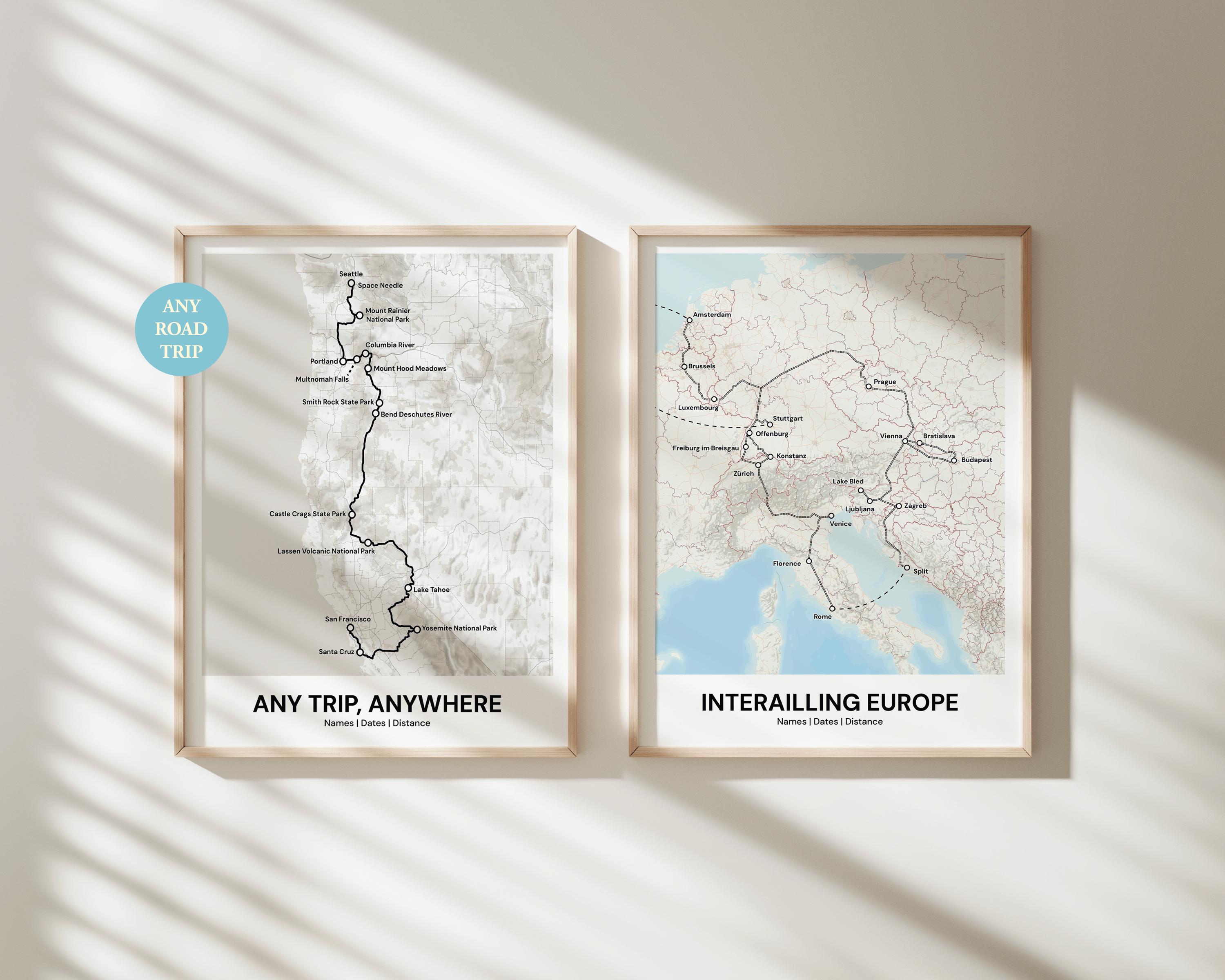 Personalized Day Trip Maps That Saved Me From Another Boring Weekend cover photo collage