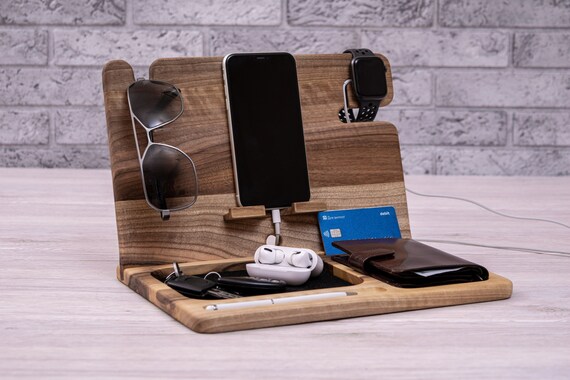 Handmade Charging Stations That Stopped My Bedside Table From Looking Like a Mess cover photo collage