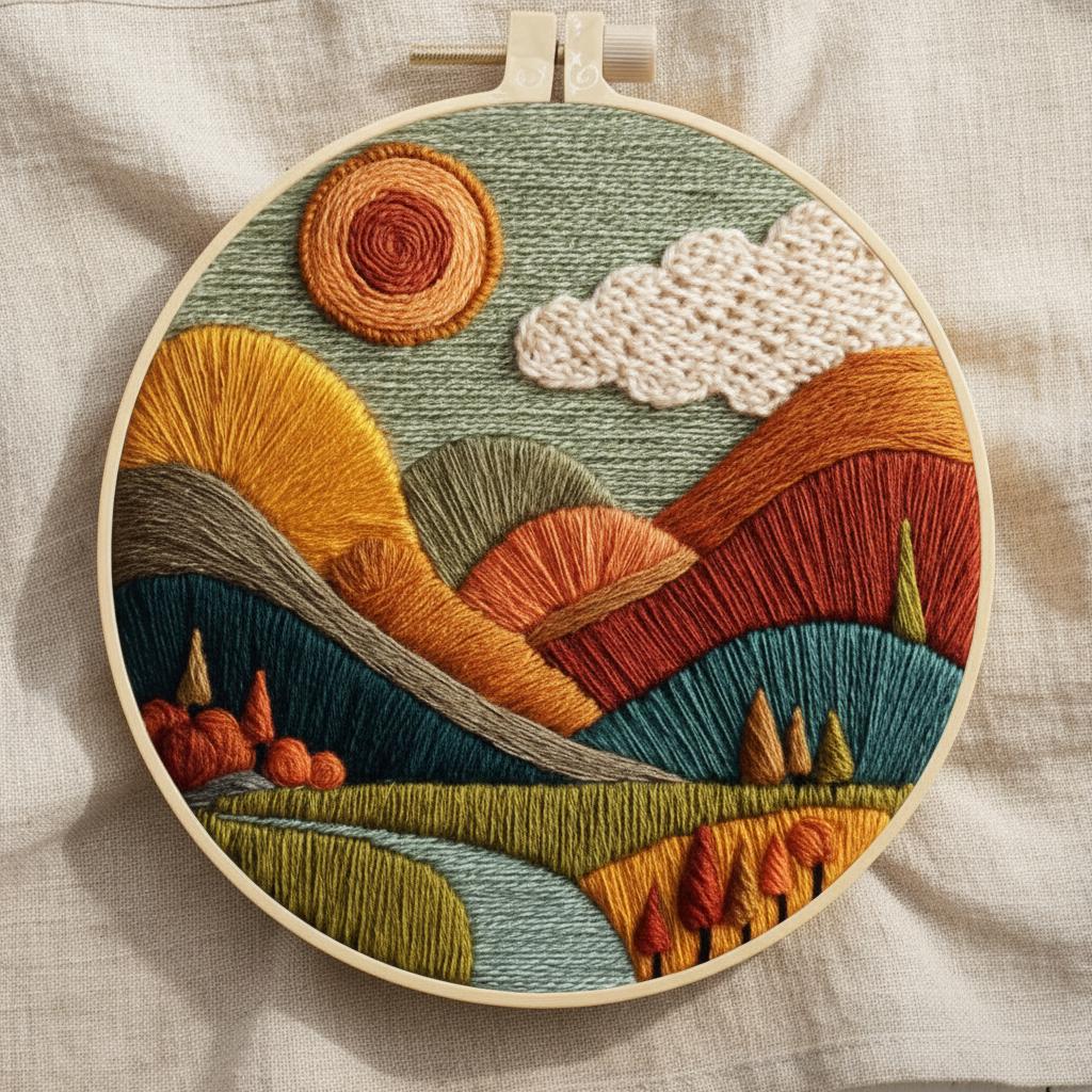 Embroidery Hoop Art That Made My Blank Walls Finally Feel Like Home cover photo collage