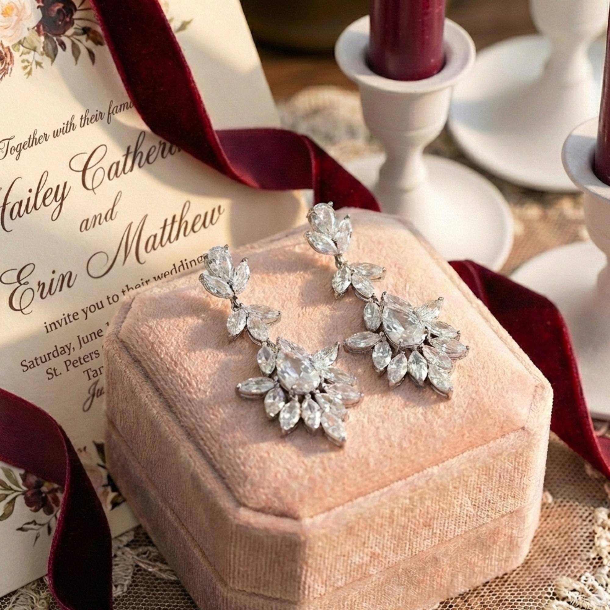 Handmade Bridal Earrings I Found After Rejecting Every Flashy Pair cover photo collage