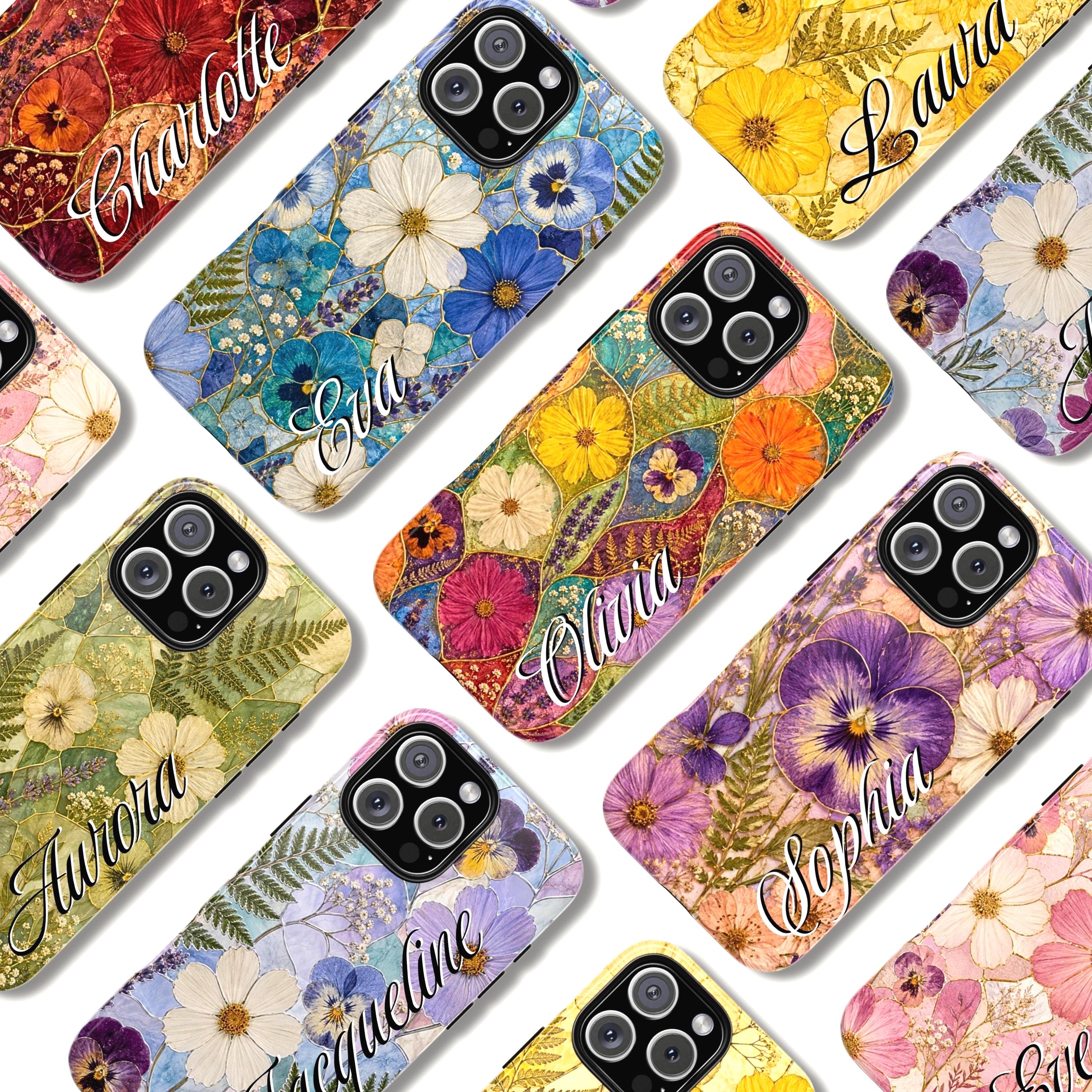 Pressed Flower Phone Cases I Switched To After Cracking My Boring One cover photo collage