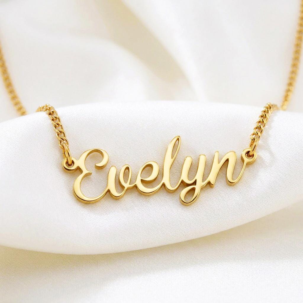 Personalized Name Necklaces I Actually Wear Daily Without Taking Off cover photo collage
