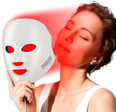 How an LED Face Mask Finally Calmed My Angry Red Skin in 2 Weeks cover photo collage